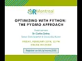 Optimization with Python The Pyomo Approach by Dr Carlos Zetina on February 25 2022