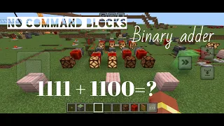 Binary command blocks Without coding