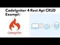 CodeIgniter 4 crud rest api in one