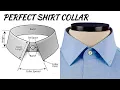 How to cut and sew a PERFECT SHIRT COLLAR beginners guide