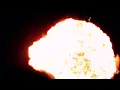 And it exploded