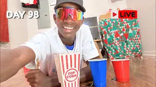 Day 98 | Throwing a Popcorn🍿cup 3 for 3