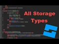 All Storage Types Roblox How To Series 15