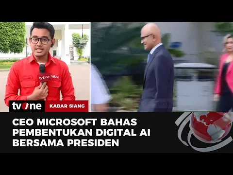CEO Microsoft Bertemu Presiden Jokowi Bahas Rencana Investasi Microsoft di Bidang AI