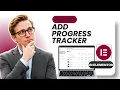 How to Add Progress Tracker in Elementor Easy Guide