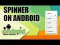 Android Studio - Spinner using only Java no XML