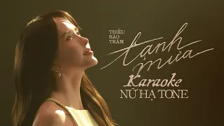'tạnh mưa' Karaoke Version (beat Nữ hạ tone) | Thiều Bảo Trâm