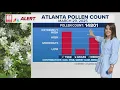 Record pollen count in Atlanta today
