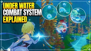 how to combat under water in fontaine under water combat mechanics genshin impact 