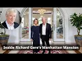 Binnen in het herenhuis van Richard Gere in Manhattan | Enorm vermogen, vrouw, 4 kinderen, auto's...