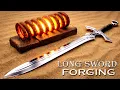 Forging a massive spring into a legendary longsword