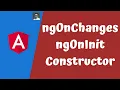 29 Check ngOnChanges ngOnInit and Constructor of the angular component life cycle with example