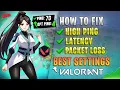 FIX ALL NETWORK ISSUES IN VALORANT - Best Network Settings Tweaks in 2024