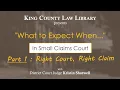 WTEW In Small Claims Court Part 1 - Right Court Right Claim