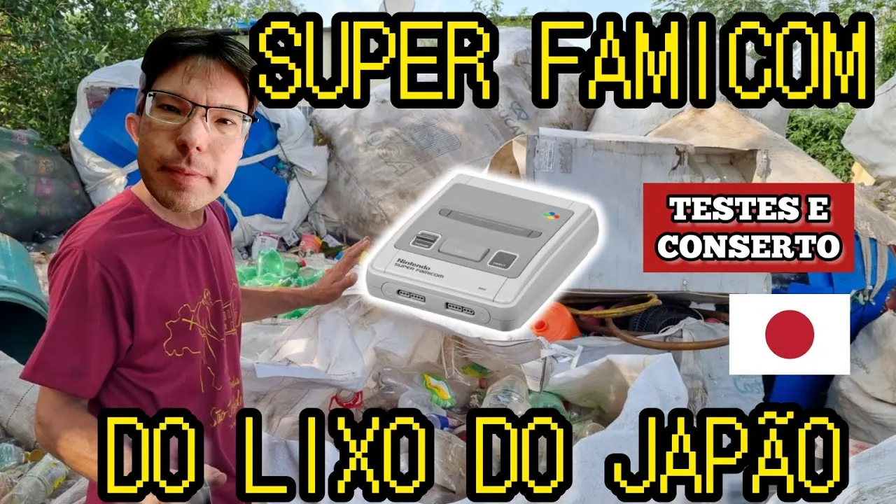 SUPER FAMICOM DO LIXO DO JAPÃO (JUNK)