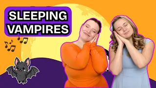 Sleeping Vampires - Kids Action Halloween Song & Nursery Rhyme
