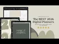 The BEST 2026 digital planners customizable and so much more