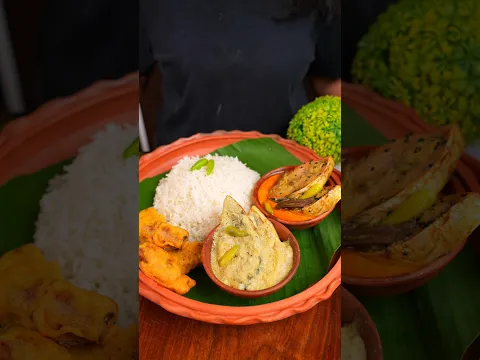 Ilish Thali Part 2 #shorts #asmr
