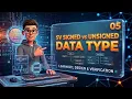 systemVerilog signed unsigned data types 05 signed and unsigned data type