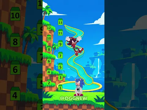 Perfect Step Challenge Sonic vs Shadow 👣🔥 #SonicTheHedgehog #shorts #sonic