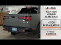 2022-2026 Hyundai Santa Cruz U-Haul Trailer Hitch Installation CQT76555