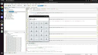 Calculator GUI using Java Swing