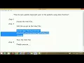 How to auto-update Copyright year in the website using date function