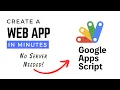 Create a Web App with Google Apps Script in Minutes