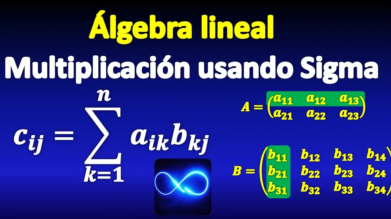 10. Multiplicación de matrices, usando notación sigma