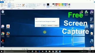 How to do a Quick screen capture Windows 10 - Windows Print Screen capture in 5 Seconds