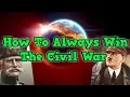 Hearts Of Iron 4 - How to ALWAYS WIN a civil war Challenge Exploit