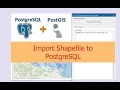How to Import Shapefiles into PostgreSQL database via PostGIS bundle