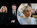 French President Emmanuel Macron 46 fires back for first time at claims wife 70 was born a man
