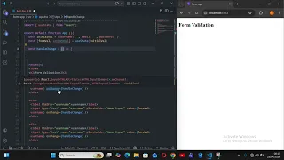 How to create a form validation using React and typescript tsx understanding useState