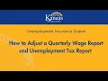KDOL Employer Adjust Wage Report