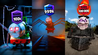 😨 CURSED TRAIN MOMENTS!! THOMAS VS FRIENDS!!😱🔥
