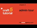 Craft 5 CMS Tutorial 02 Admin Tour