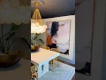 DIY OVERSIZED WALL ART from a Shower Curtain