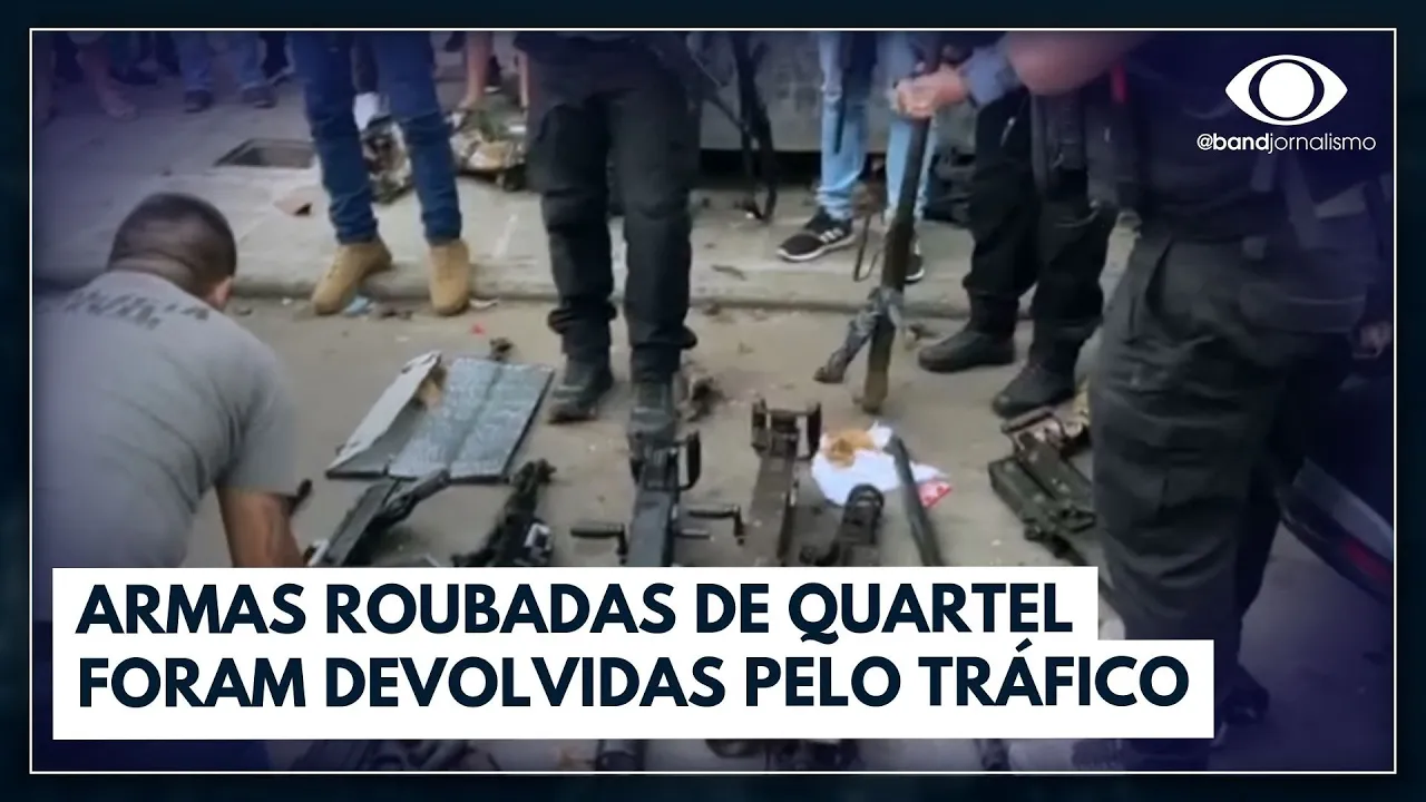 Comando Vermelho devolveu armas roubadas do quartel em SP | Bora Brasil