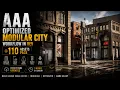 AAA Optimized Modular City Workflow in UE5 110 Assets Pack
