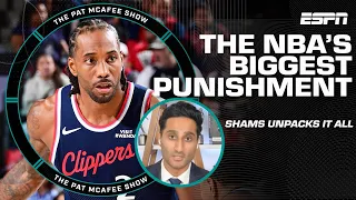 'The most severe punishment given out in NBA history!' - Shams on Kawhi & Clippers' investigation 👀