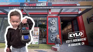 Kylo visits RideMakerz in Anaheim CA and builds a custom police car