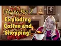 Vlogmas Day 2 | ☕ Exploding Coffee Chaos, 🧶Yarn Advent Opening \u0026  Boundary Mills Shopping Adventure