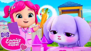 Doctor Emmie Bunny Check-Up 🤒 Princess Butterfly is Sick! | Emmie's Wonder Wardrobe by Little Angel