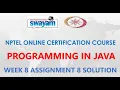 Programming in Java NPTEL Week 8 Assignment 8 Solution Jan2021