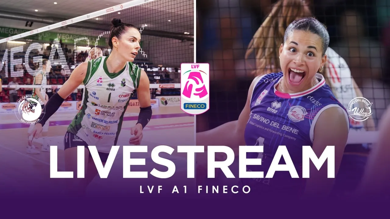 LIVE Vallefoglia - Scandicci | 2^ Round, Serie A1 Fineco | Lega Volley Femminile 2026/27