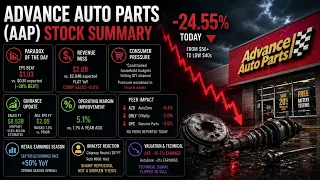 ADVANCE AUTO PARTS AAP COLLAPSES 24 55 When Beating Earnings Isn t Enough
