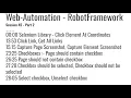 45 2 Selenium Library Click Element at coordinates Click Link Get all links Screenshot Checkbox
