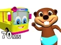 Download Lagu Wheels on the Bus Collection | Kids Nursery Rhymes | Childrens 3D Animation by Busy \u0026 Baby Beavers