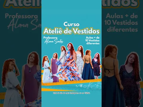 Inscreva-se,faça parte da primeira turma 😍✂️📐link no meu Instagram ou tik tok como preferir